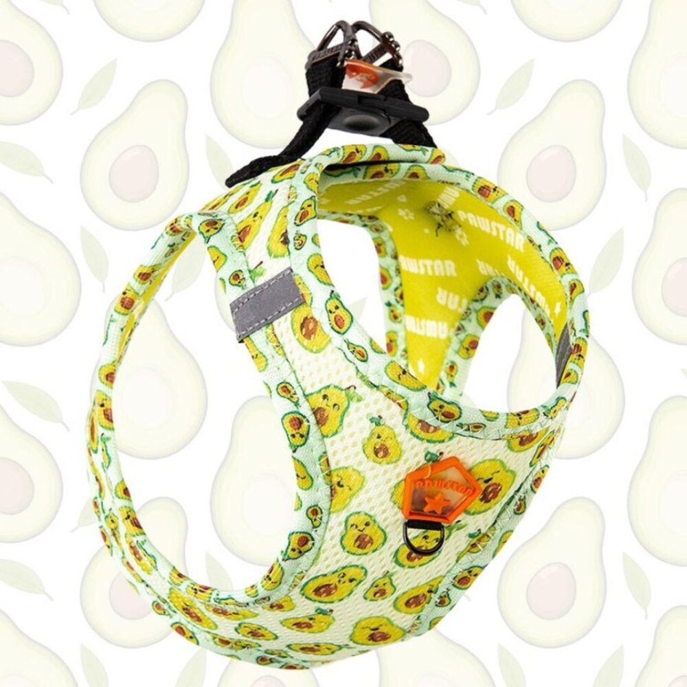 PawStar Premium Avocado Dog Harness – Soft Breathable Air Mesh Adjustable